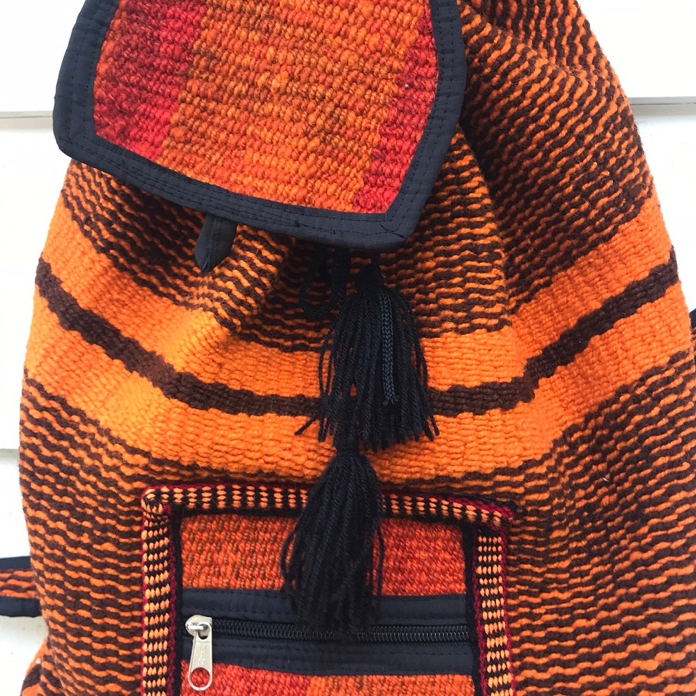 Peruvian Backpack Orange - image 5